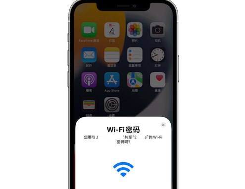 汉寿苹果15维修店分享iPhone15如何共享Wi-Fi密码 